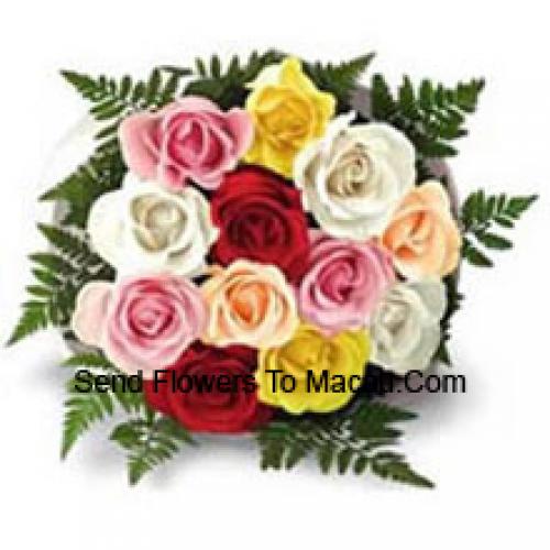 Sweet Eleven Mixed Roses